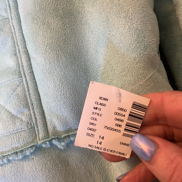 Justice Girls Faux Suede with Faux fur sherpa lined Jacket - Picture 12 of 17